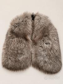Collo in vera volpe grigia – 80 cm