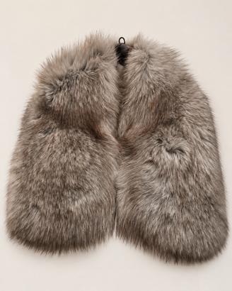 Collo in vera volpe grigia – 80 cm
