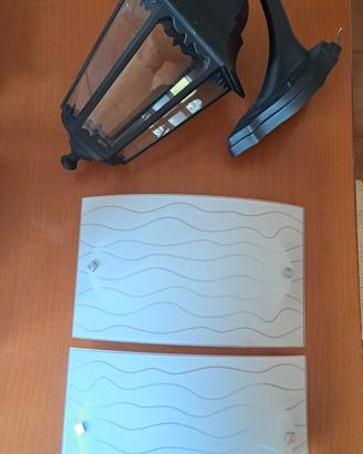 3 applique/lampade a parete
