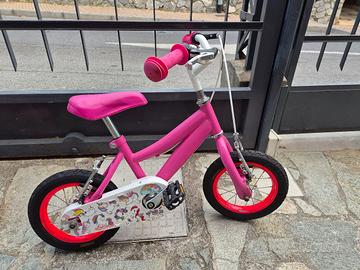 Bicicletta bambina rosa – unicorni