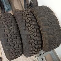 5 BF goodrich 255 75 R17 KM2 jeep wrangler Rubicon