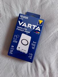 Varta Wireless Power Bank 10.000 mAh nuovo mai usa