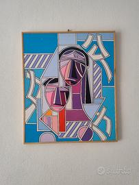 Quadro acrilico si tela pittore Antonino Bucaro. 