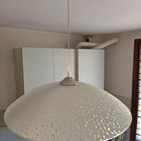 Lampadario Neoclassico Kris blu paralume blu E27 