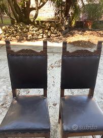 SEDIE LEGNO BORCHIE FINE 900