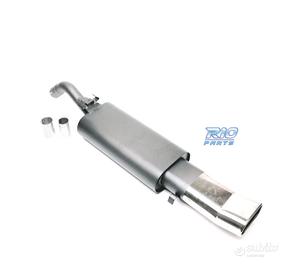 SILENZIATORE DI SCARICO PER VOLKSWAGEN VW GOLF II 