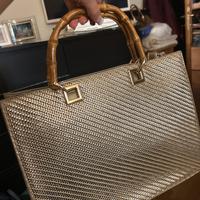 Borsa con manico di Bamboo