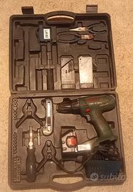 Bosch PSR 12 VE‑2 con batteria nuova + kit complet