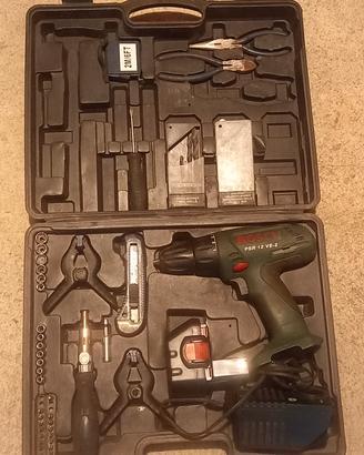 Bosch PSR 12 VE‑2 con batteria nuova + kit complet