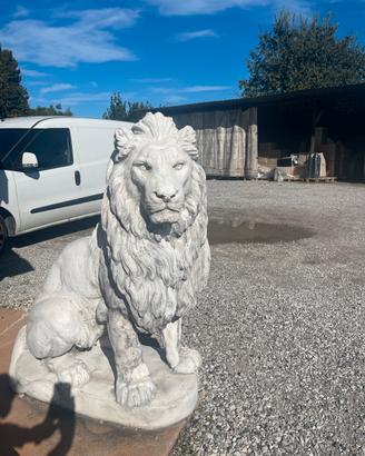 Coppia statue leoni giganti