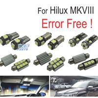 KIT 8 LAMPADE LED INTERNE TOYOTA HILUX MK8 MKVIII 