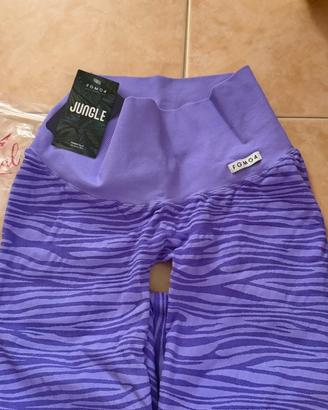 Leggins Push Up Jungle-FGM04 Modello Donna