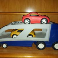 Camion con 2 macchinine Fisher Price