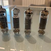 Quartetto valvole EL84 philips miniwatt