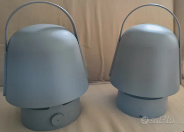 Coppia lampade altoparlanti bluetoot Ikea VAPPEBY