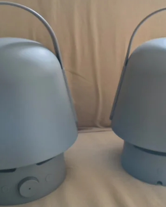 Coppia lampade altoparlanti bluetoot Ikea VAPPEBY