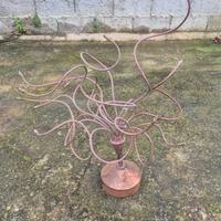 lampadario medusa in rame