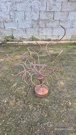 lampadario medusa in rame