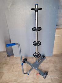 Carrello porta pneumatici
