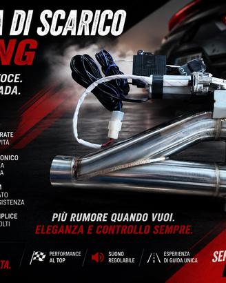 Valvola di Scarico PRO in acciaio inox 304 TIG