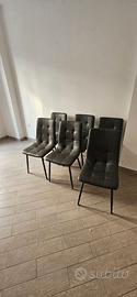6 sedie eco antracite