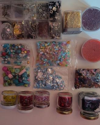 set perline e accessori bigiotteria fai da te