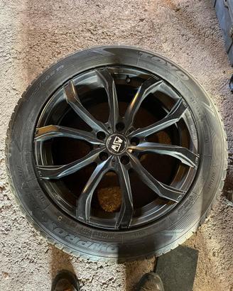 4 cerchi in lega + gomme invernali 225/55 R17