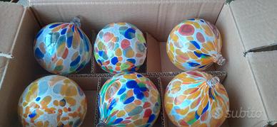 palline in vetro di murano per albero di natale