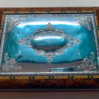 Scatola in Argento e Radica