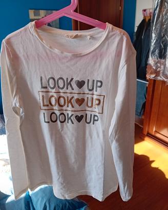 2 magliette manica lunga per ragazzina eta 13-14 