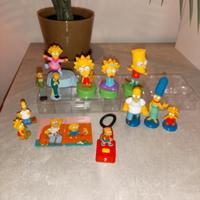 Lotto personaggi simpson figurine varie