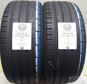 2 GOMME 245 45 18 DUNLOP A76409