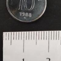 🇮🇳 INDIA 10 Paise 1988 (Rupia indiana)