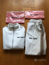 Palm Angles Tuta Tracksuit Bianca e Beige