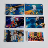 lotto 6 pz card dragonball GT santal figurine set