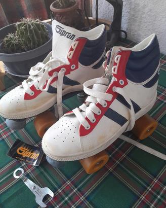 Pattini a rotelle vintage in metallo: taglia 33/34 per bambini - Italia