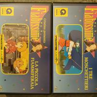 Lotto 2 VHS "Fiabissime" Cristina D'Avena 