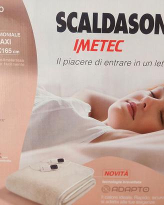 Scaldasonno imetec matrimoniale maxy lana merinos