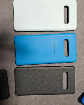 6 Cover Samsung S10 plus usate come nuove