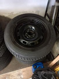  4 cerchi in ferro da 15  per golf 4  