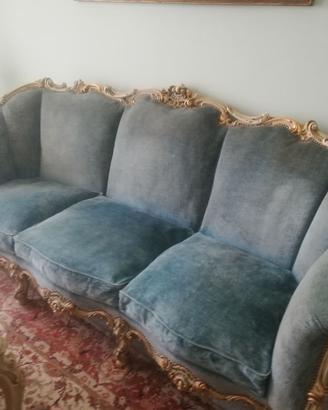 Divano in stile barocco 3 posti