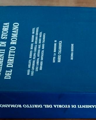 Testo universitario storia del diritto romano