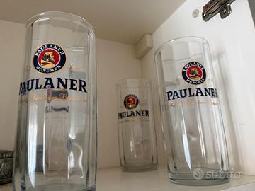 Set 4 bicchieri grandi di birra