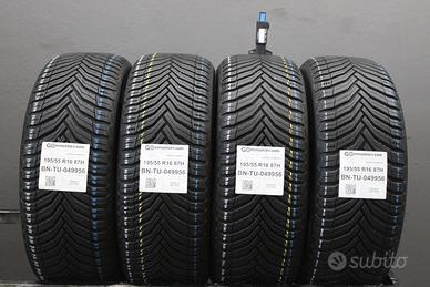 4 Pneumatici 195/55 R16 Michelin Cross Climate 2