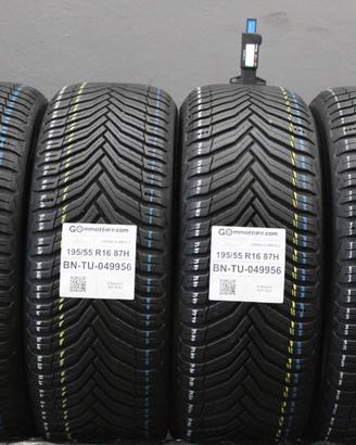 4 Pneumatici 195/55 R16 Michelin Cross Climate 2