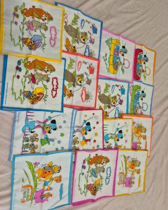 60 FAZZOLETTINI COTONE HANNA BARBERA