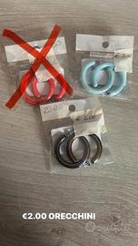 Orecchini donna €2.00 l ‘ uno