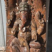 Ganesh scultura Teak