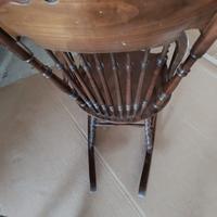 Sedia a dondolo antica