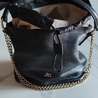 Borsa in pelle nera Jacky Celine 